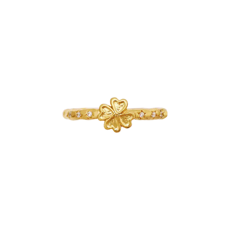 CLOVER Ring Gold