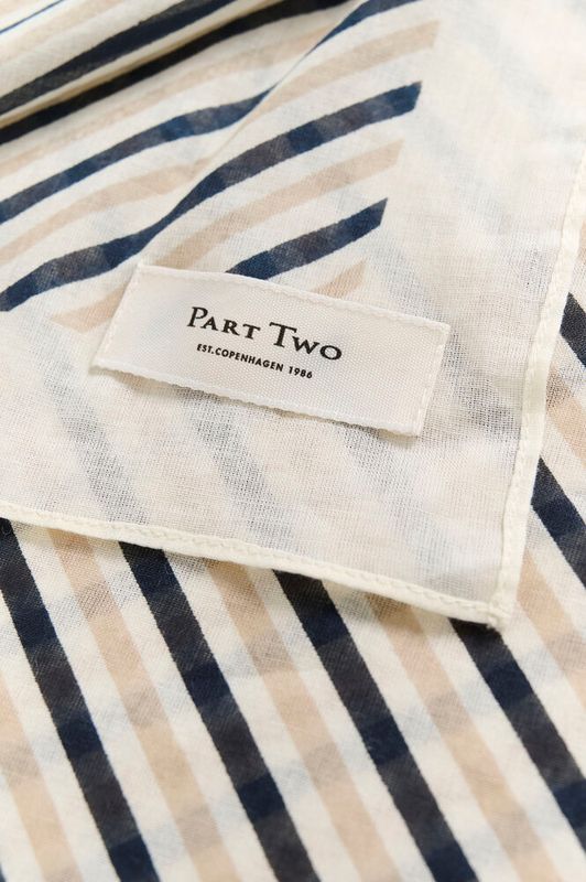 PhiPW Scarf Black Stripe
