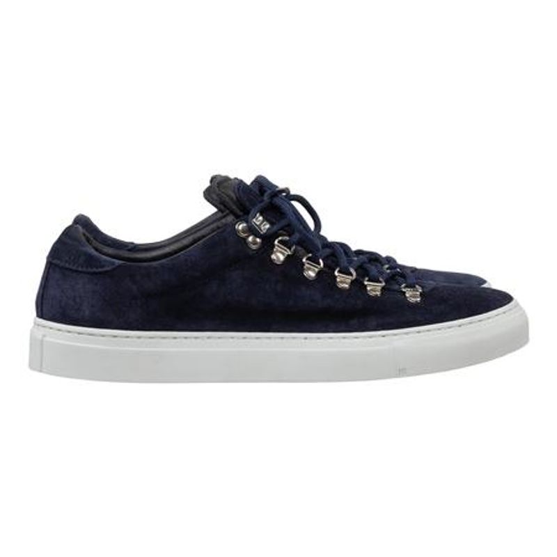 MAROSTICA Low Marineblå Suede