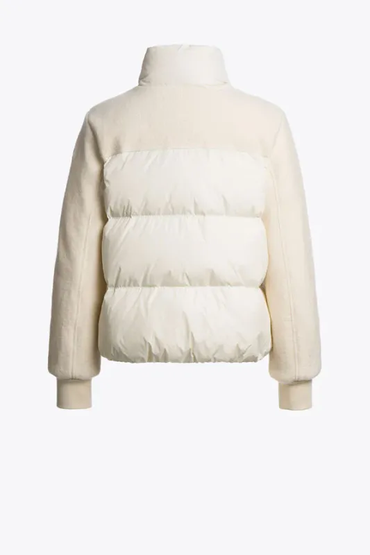 SABOGA Hybrid Jacket Warm Ivory