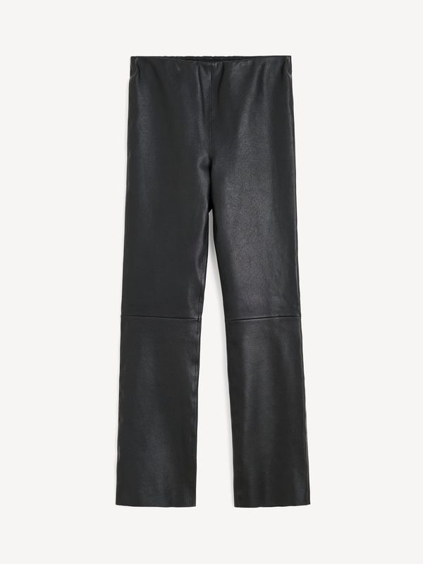 Florentina Long Leather Pant Black 
