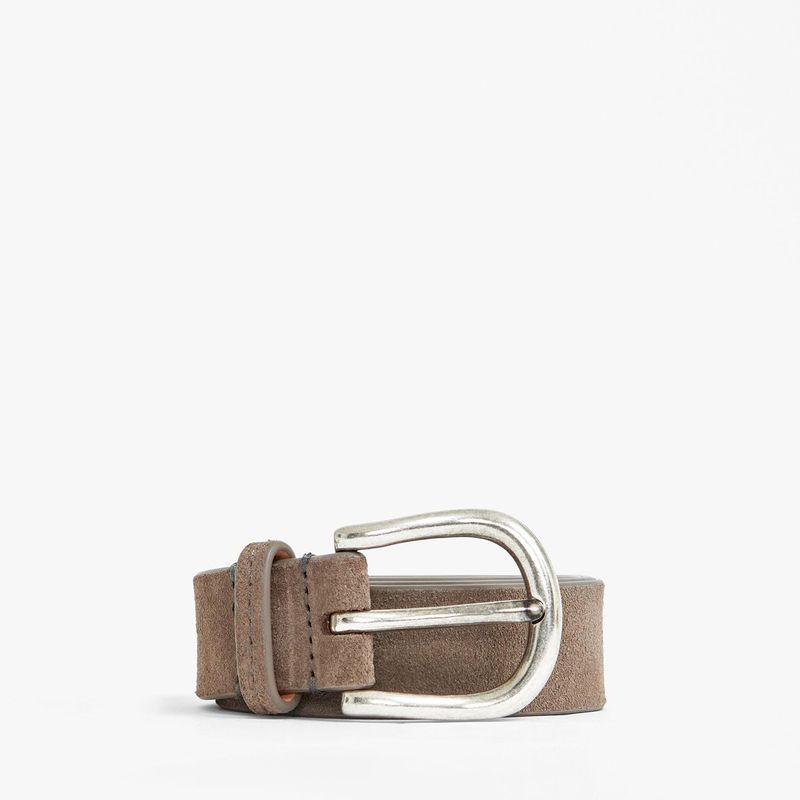 Anvia Suede Belt Taupe