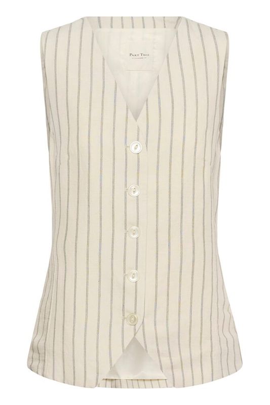 BintaPW Vest Black Stripe