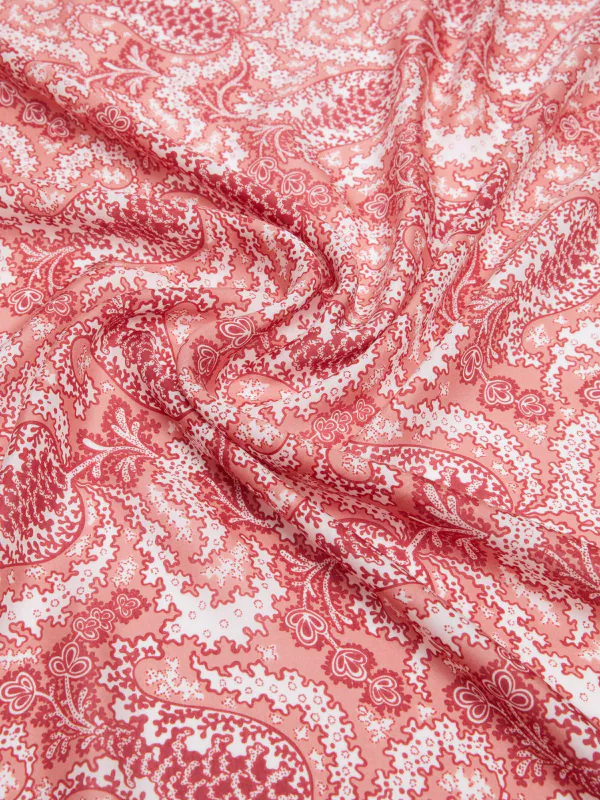 SARONG Modal Silk Maxi Square Salmon