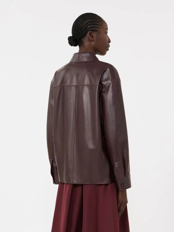 SCATOLA Nappa Jacket Bordeaux