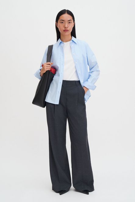 Hovedbilde DARCEY Wool Trousers Dark ...