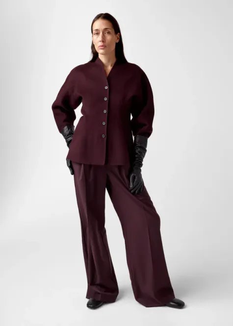 Hovedbilde NADINA Wool Jakcet Burgundy