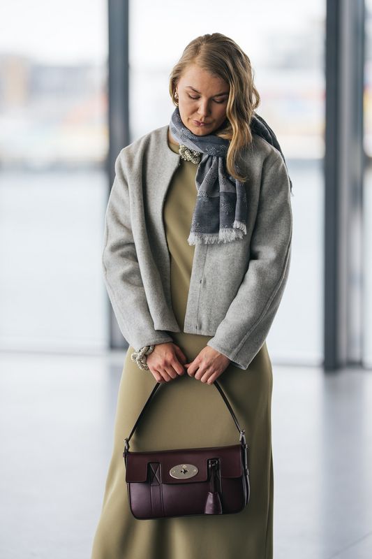 TAMARA Square 140x140 Grey Cotton