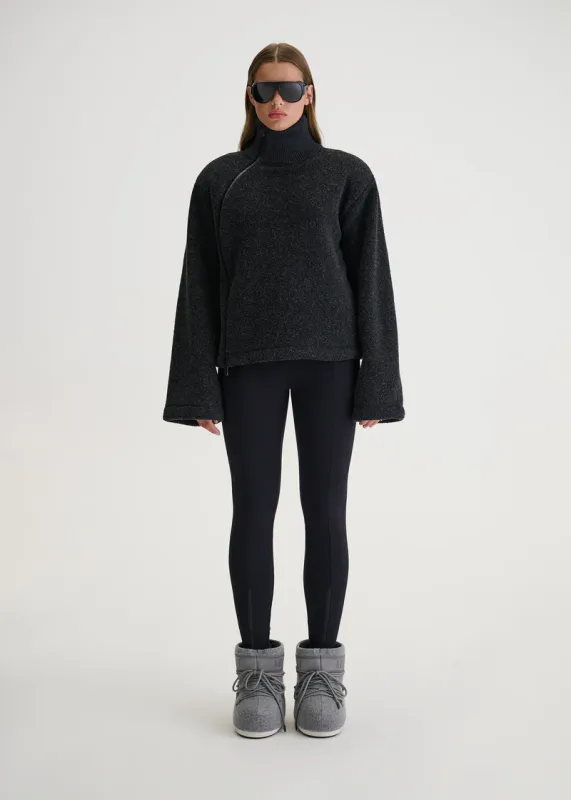 Gneiss Fleece Jacket Dark Grey 
