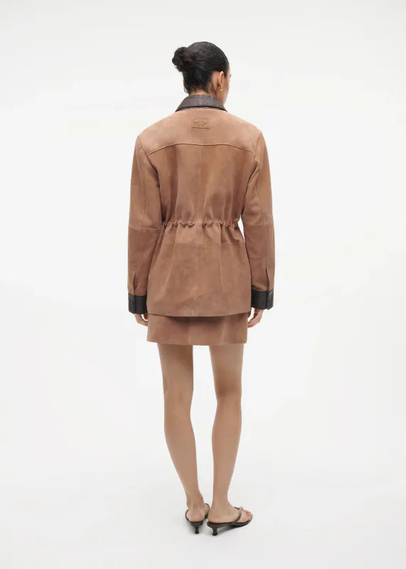 BRUNA Suede Jacket Mousse