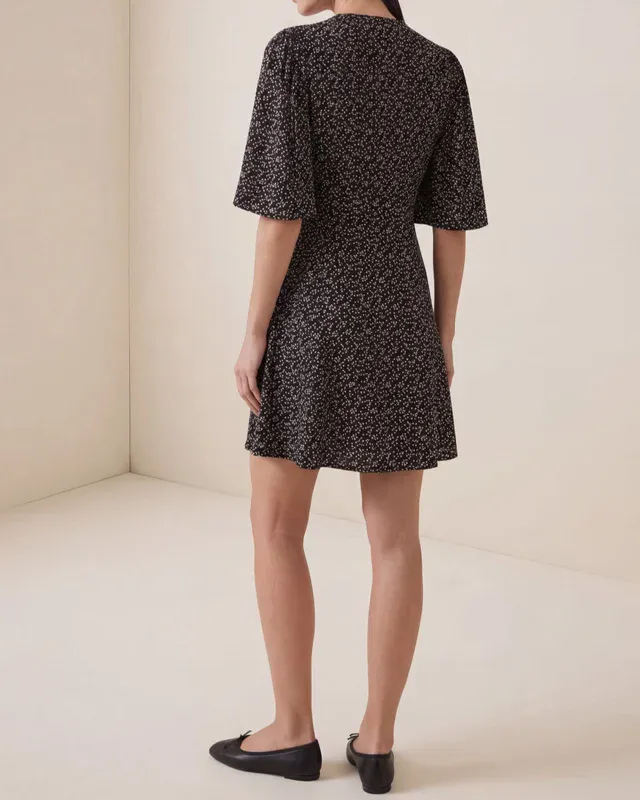 SPRING V-Neck Dress Marine