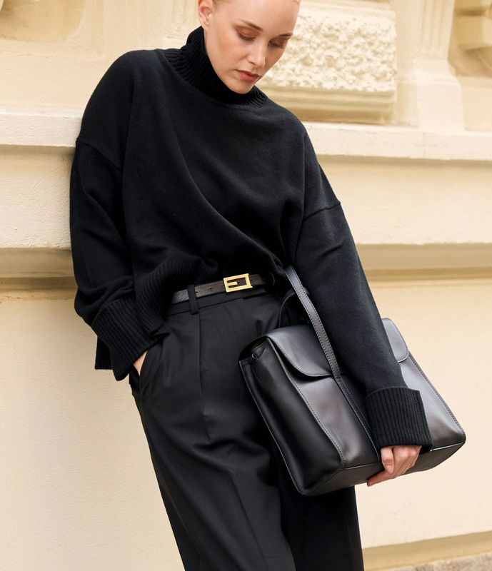 Nimmen skinnbelte Black 