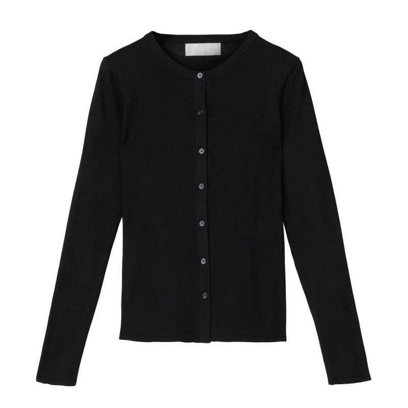 CELESTE Cardigan Jet Black