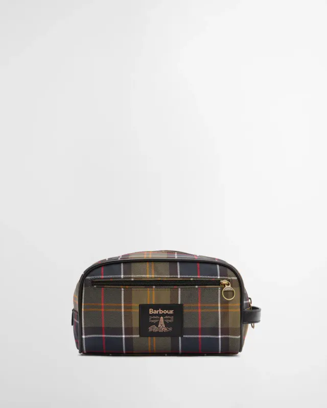 Tartan Washbag Olive 