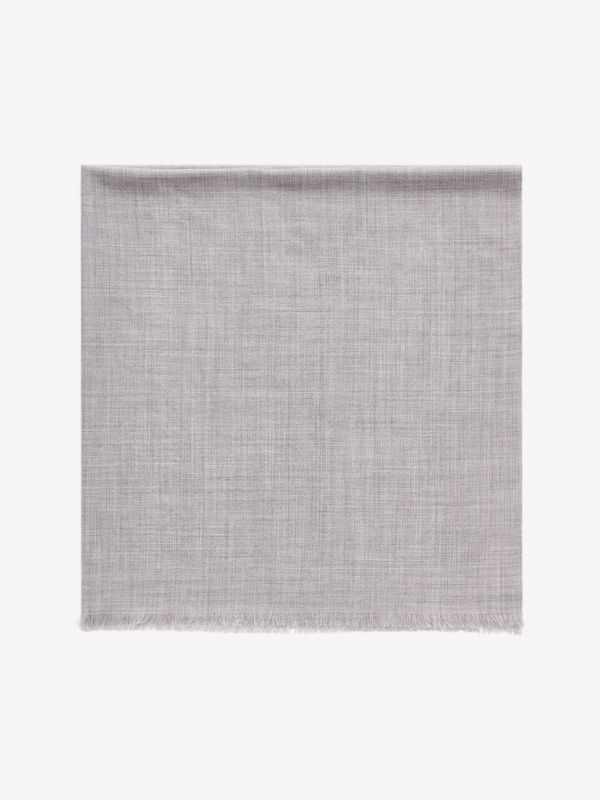 SOLLIDA Wool Scarf Grey Melange
