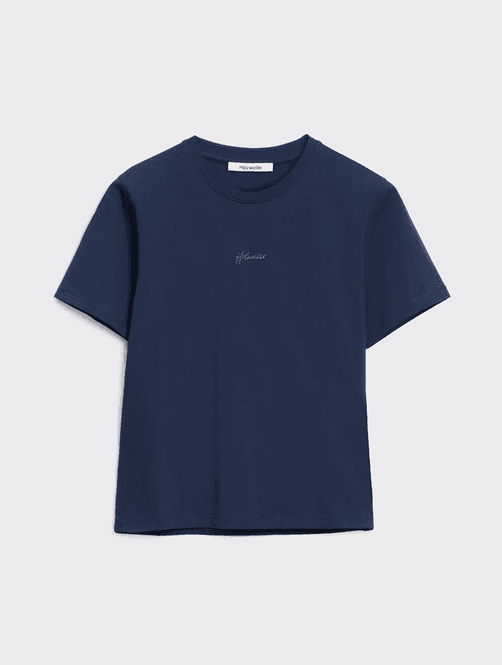 Hovedbilde ANJA Embroidery Tee Navy