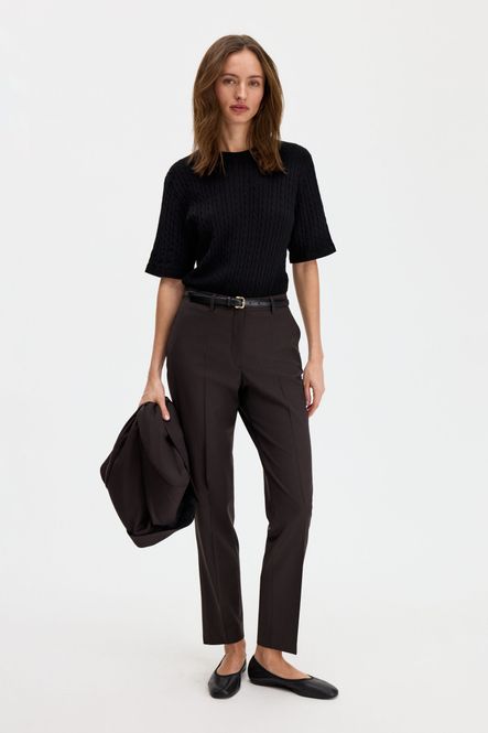 Hovedbilde EMMA Cropped Cool Wool Dark ...