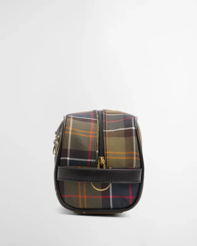 Tartan Washbag Olive 