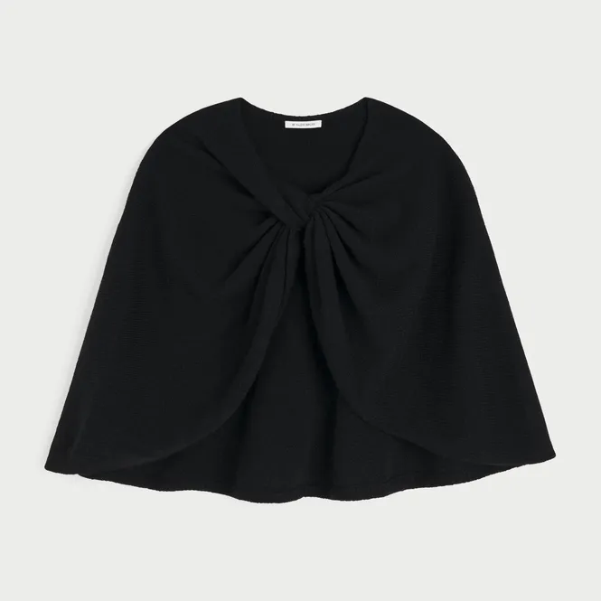 Hovedbilde PINNE Wool Cape Black