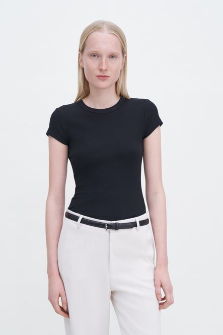 Hovedbilde Fine Rib Tee Black