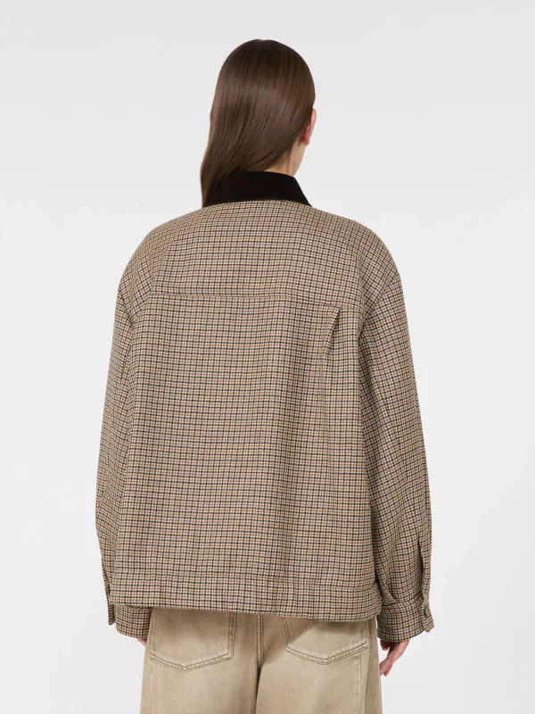 FESTA Jacket Houndstooth Brown 