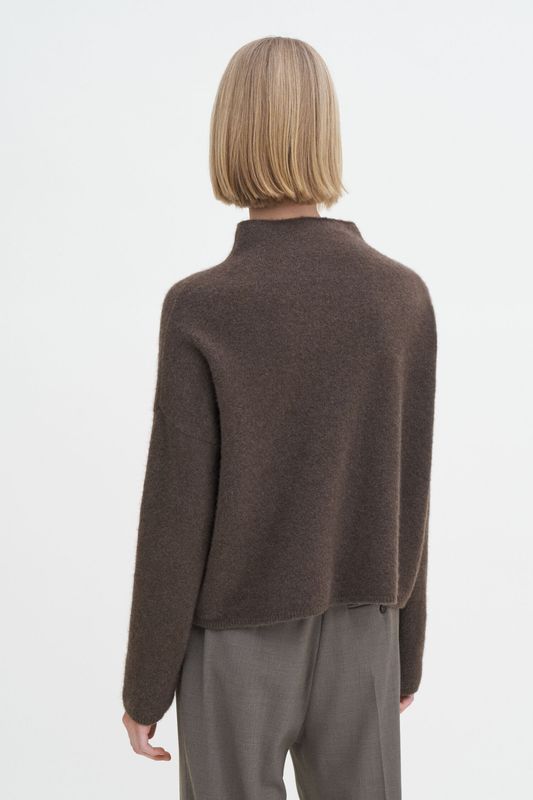 MIKA YAK Funnelneck Driftwood Sweater